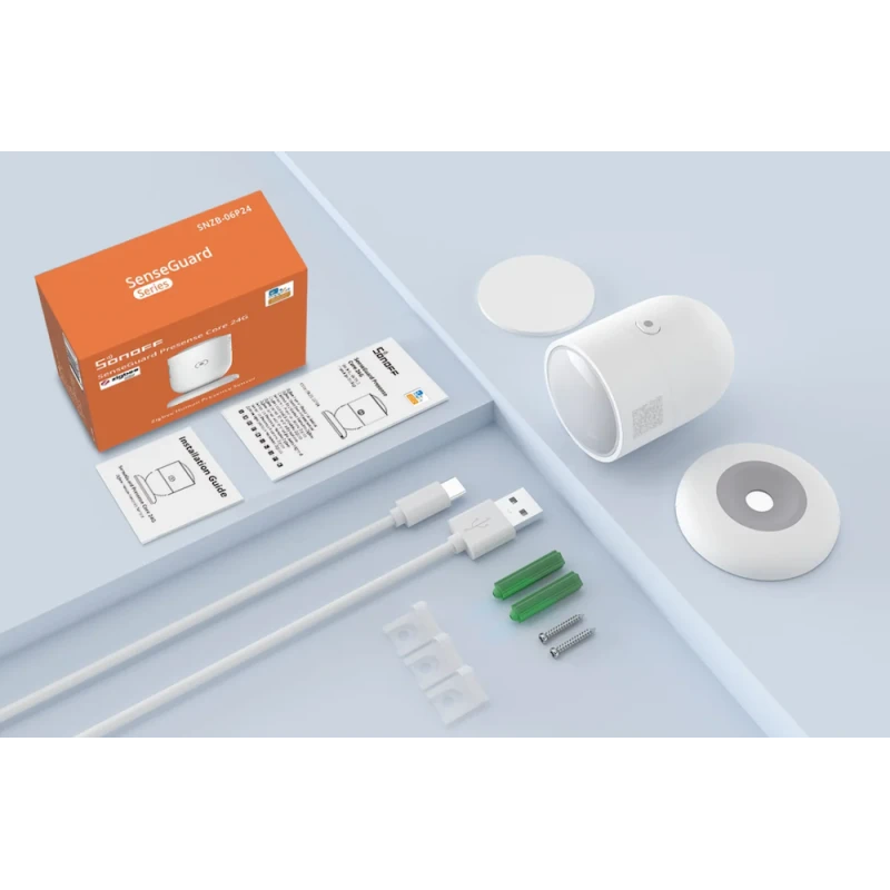Sonoff SNZB-06P24 - Zigbee radar human presence sensor SenseGuard Presence Core 24G MM-wave