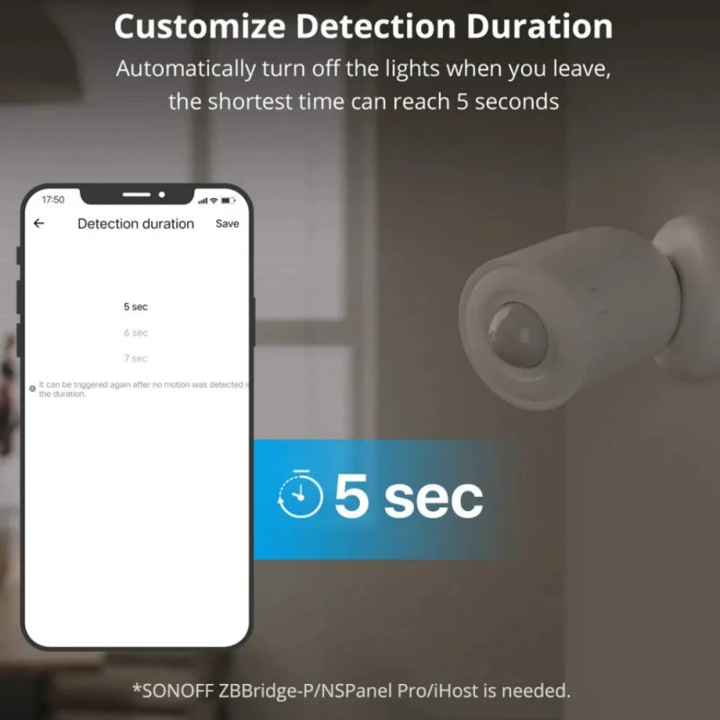 Sonoff - Zigbee motion detector SNZB-03P