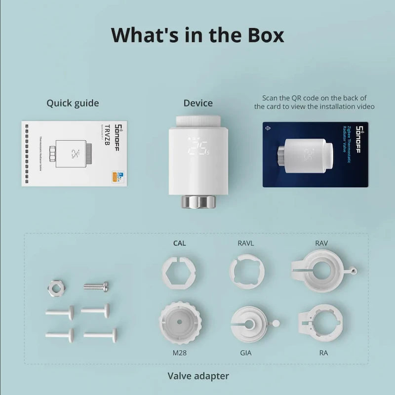 Sonoff - Zigbee 3.0 radiator valve TRVZB
