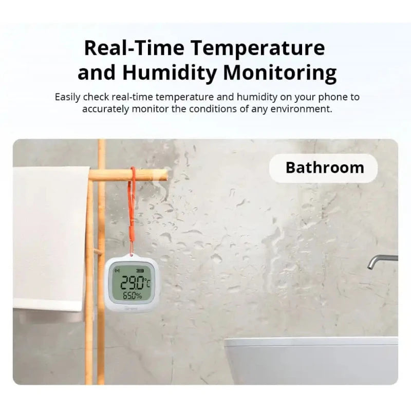 Sonoff - Zigbee temperature and humidity sensor with display IP65 SNZB-02WD