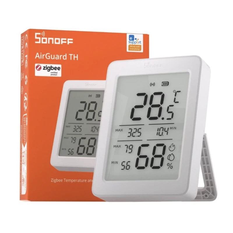 Sonoff - Zigbee temperature and humidity sensor with display AirGuard SNZB-02DR2