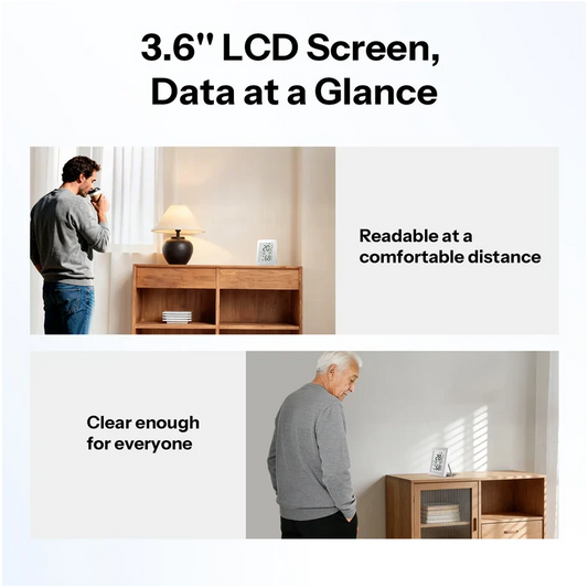 Sonoff - Zigbee temperature and humidity sensor with display AirGuard SNZB-02DR2