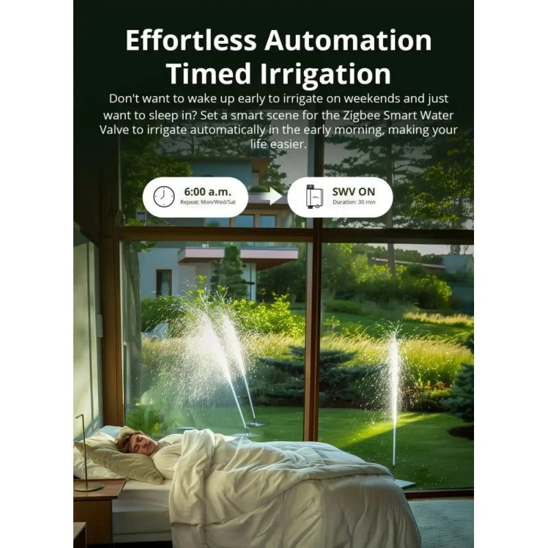 Sonoff - Zigbee Water Control + Water Meter SWV-BSP