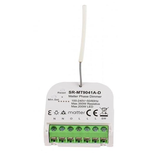 Sunricher - Μονάδα ρύθμισης έντασης Zigbee και Matter over Thread 250W (με ή χωρίς ουδέτερο)