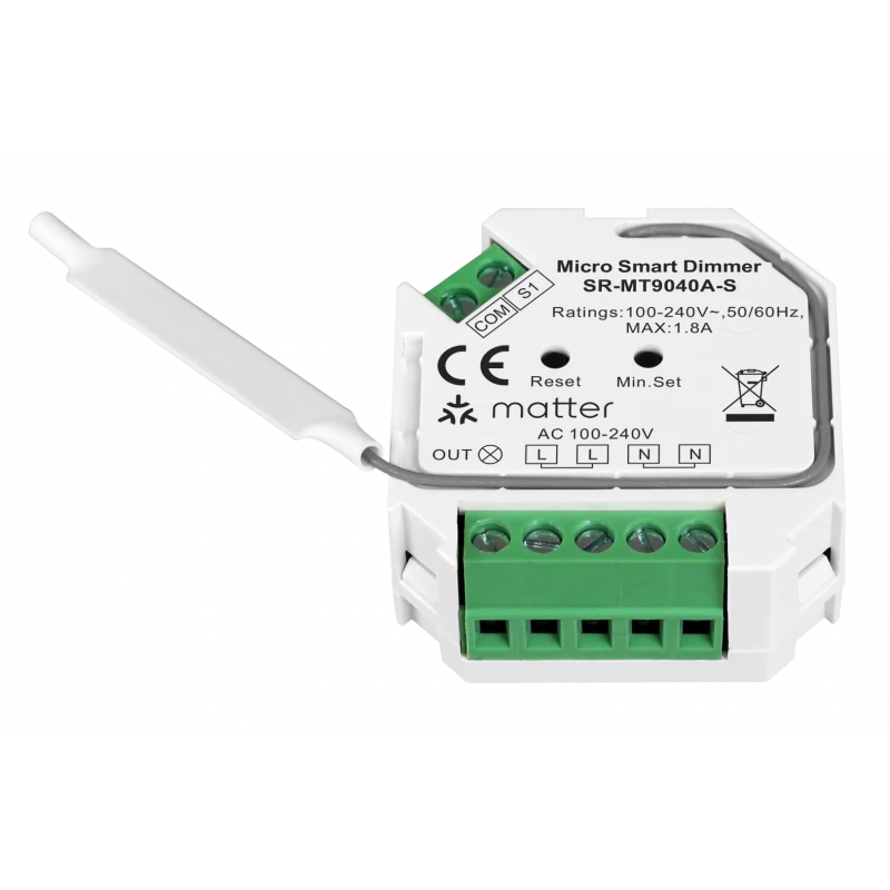 Sunricher - Zigbee and Matter over Thread dimmer module 400W (with or without neutral)