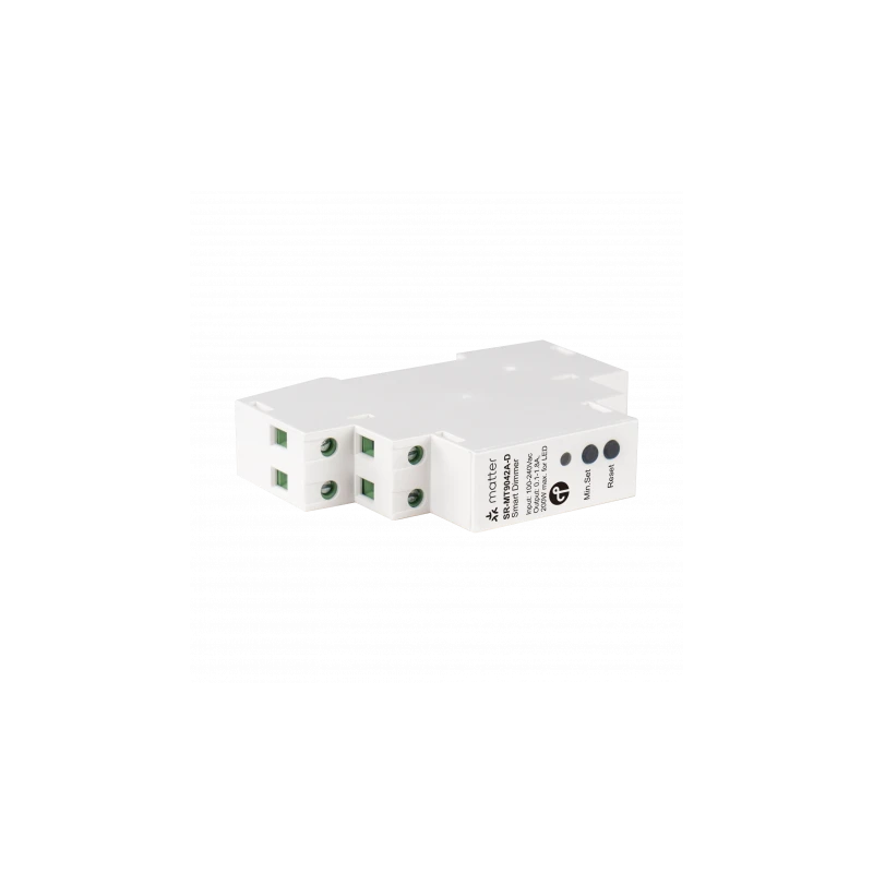Sunricher - Μονάδα ρύθμισης φωτεινότητας Zigbee και Matter πάνω από σπείρωμα για ράγα DIN 400W (με ή χωρίς ουδέτερο)