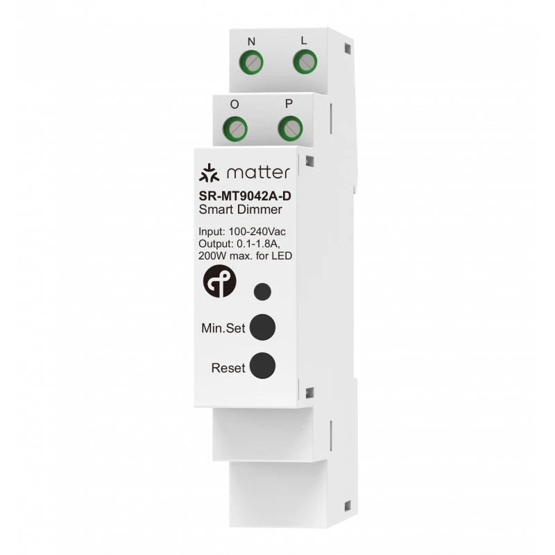 Sunricher - 400W Zigbee DIN rail dimmer module (with or without neutral)