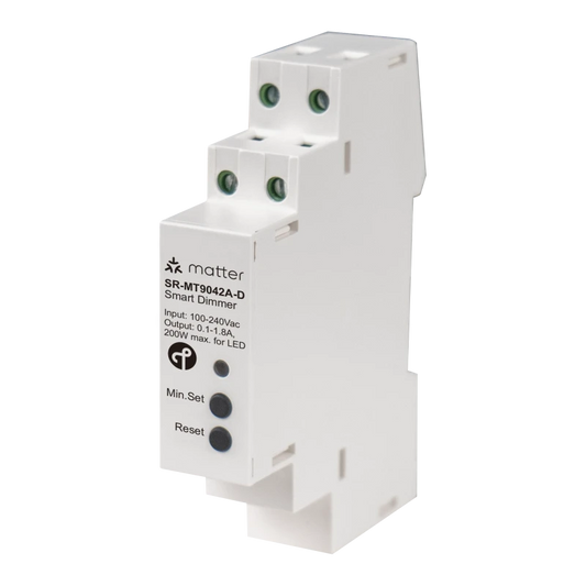 Sunricher - 400W Zigbee DIN rail dimmer module (with or without neutral)