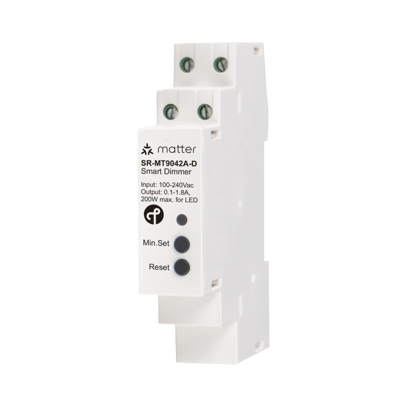 Sunricher - 400W Zigbee DIN rail dimmer module (with or without neutral)