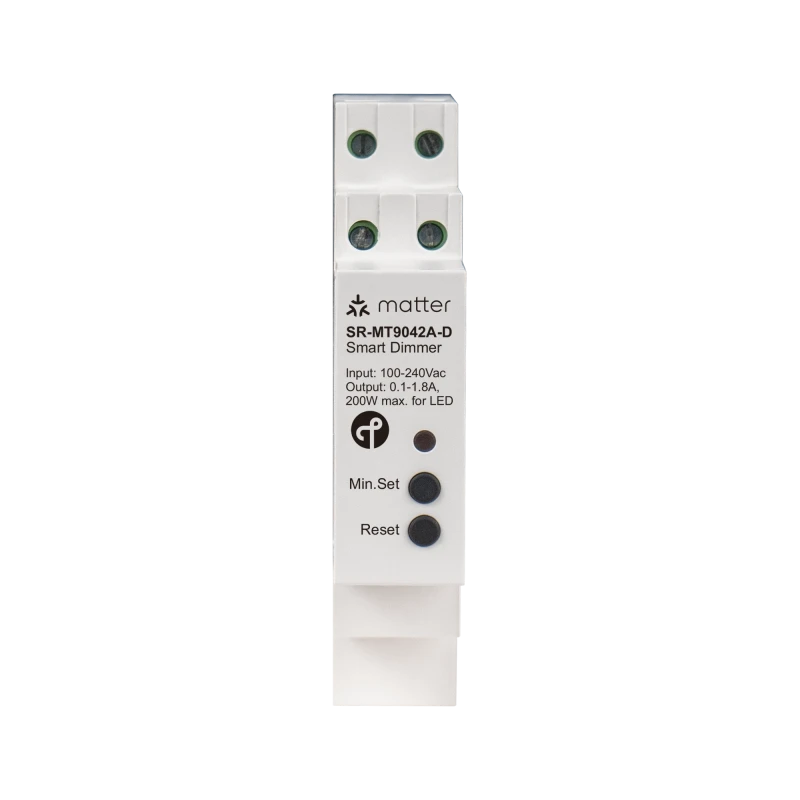 Sunricher - 400W Zigbee DIN rail dimmer module (with or without neutral)