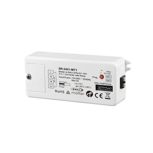 Sunricher - Matter Thread to DALI & 0-10V DALI DT6 230V Converter