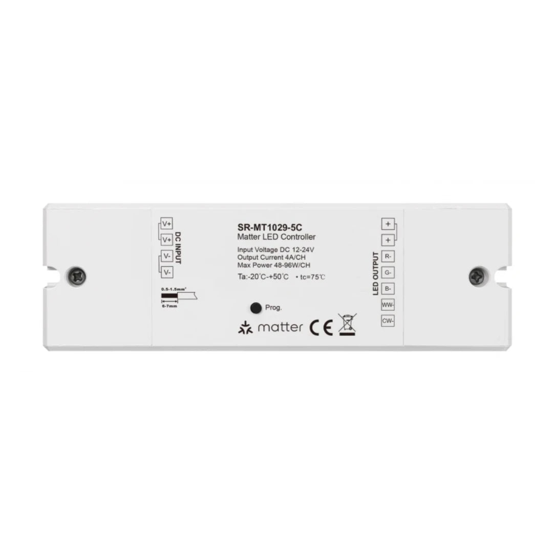 Sunricher - Matter Thread LED Controller RGBCCT 12-24V