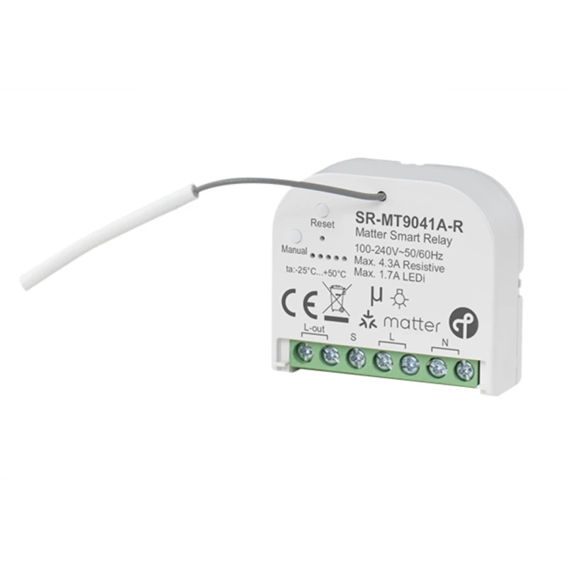 Sunricher - Matter Thread relay module ON/OFF 230V SR-MT9041A-R