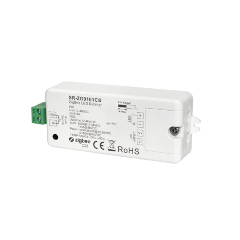 Sunricher - Zigbee LED Controller, 1 channel, 8A, 12-48V DC SR-ZG9101CS