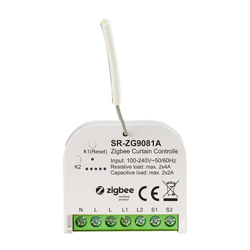 Sunricher - Zigbee Green Power μονάδα ρολών + Touchlink SR-ZG9081A