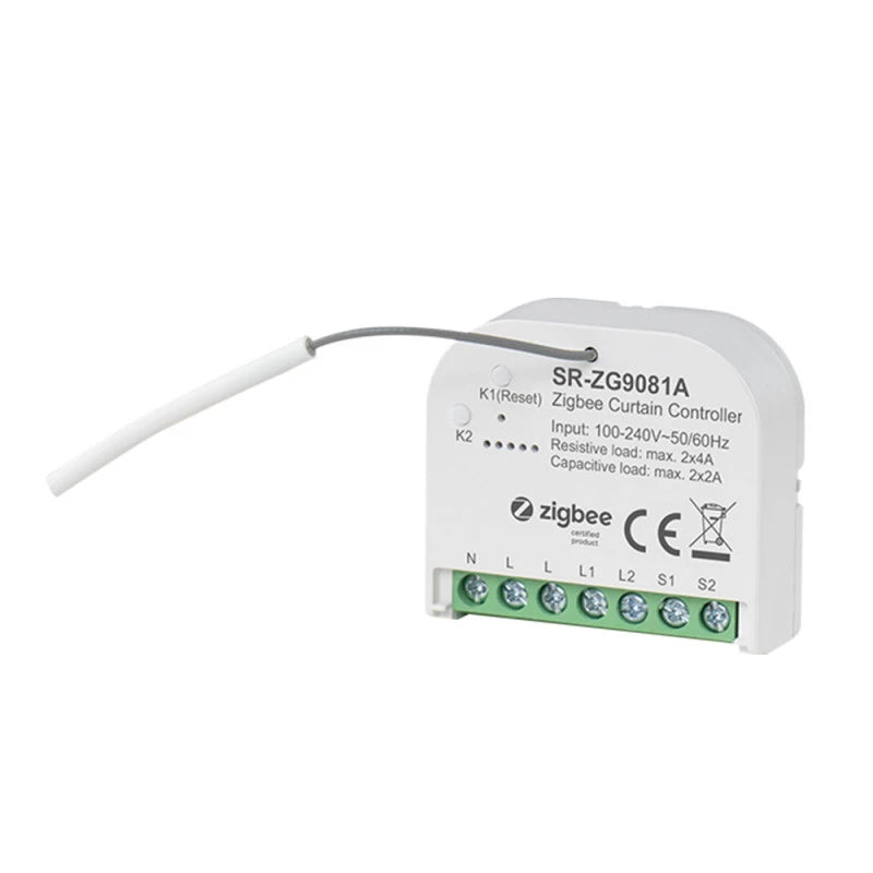 Sunricher - Zigbee Green Power μονάδα ρολών + Touchlink SR-ZG9081A