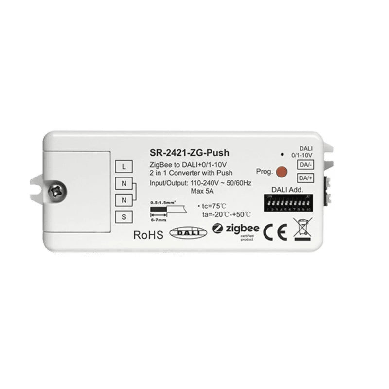 Sunricher - Zigbee/Dali converter +0/1-10V + pushdim function