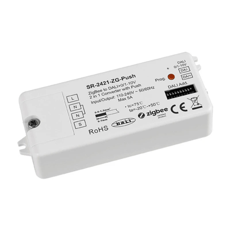 Sunricher - Zigbee/Dali converter +0/1-10V + pushdim function