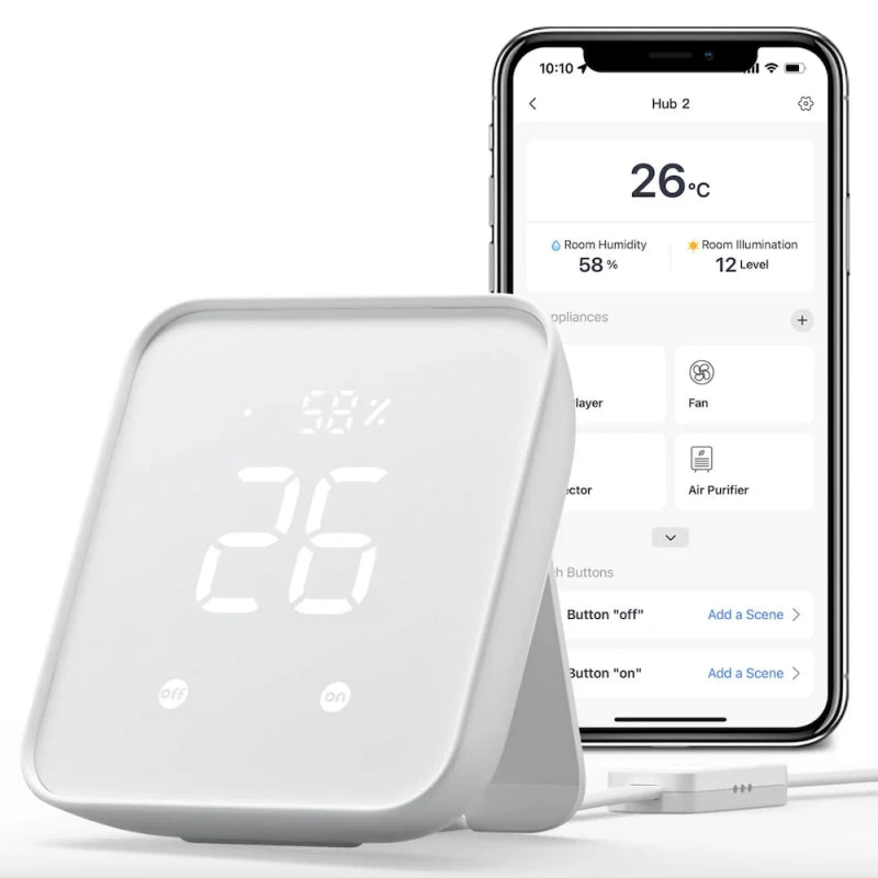 Switchbot - WIFI Matter Hub 2 + IR and temperature/humidity remote control