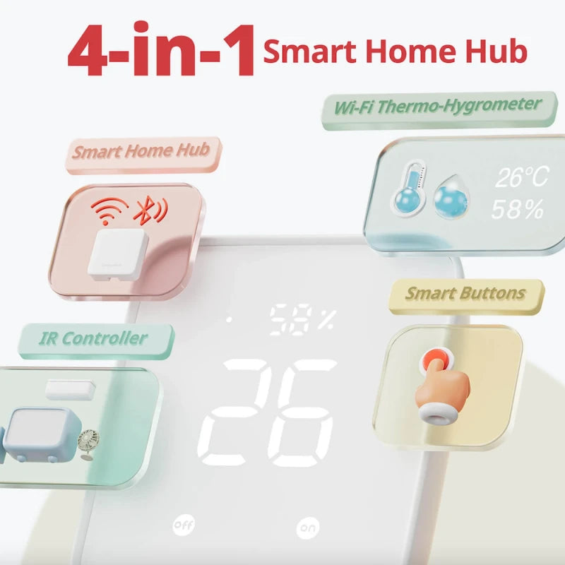 Switchbot - WIFI Matter Hub 2 + IR and temperature/humidity remote control