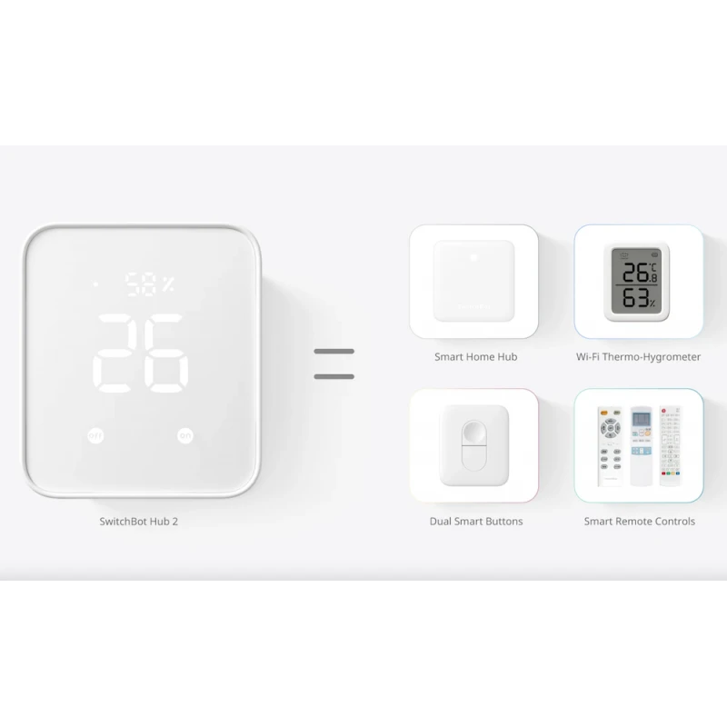 Switchbot - WIFI Matter Hub 2 + IR and temperature/humidity remote control