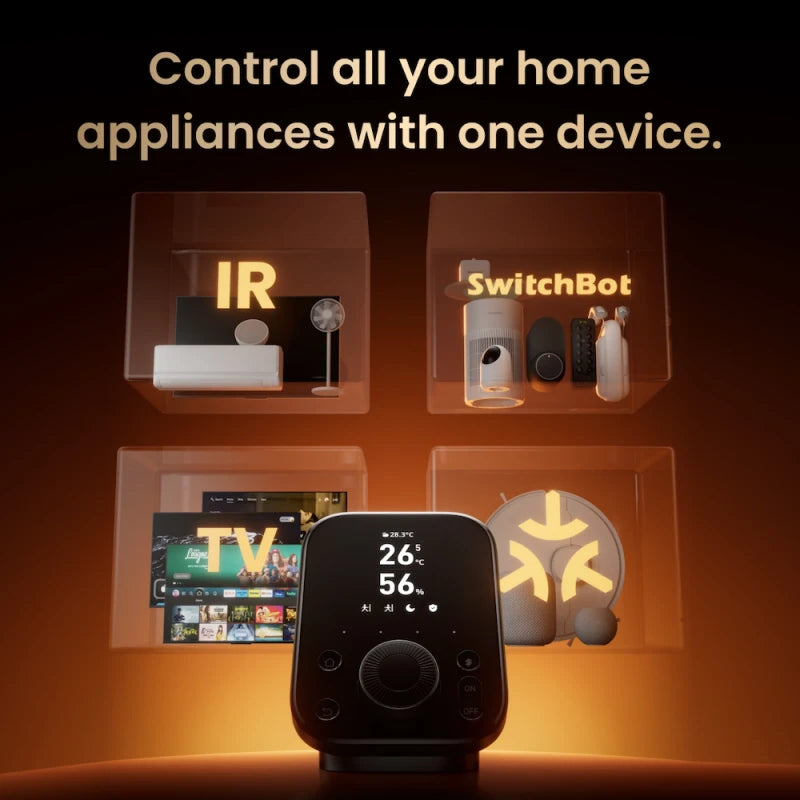 Switchbot - Matter-, WIFI-, Bluetooth- ja IR Hub 3 -yhteensopiva Homekit