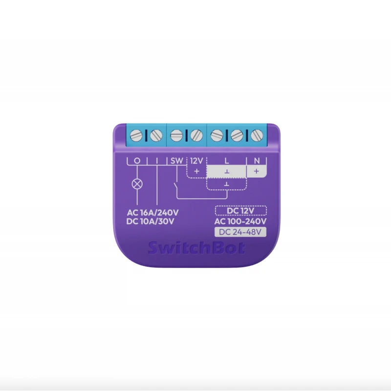 Switchbot - Matter WIFI switch relay + 16A Bluetooth repeater W5502300