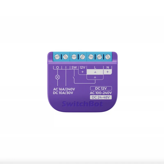 Switchbot - Matter WIFI switch relay + 16A Bluetooth repeater W5502300