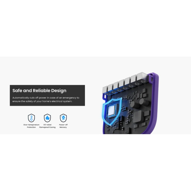 Switchbot - Matter WIFI switch relay + 16A Bluetooth repeater W5502300