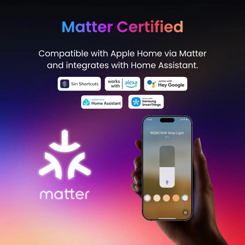 SwitchBot - RGBICWW Matter Strip Light (Apple Homekit)