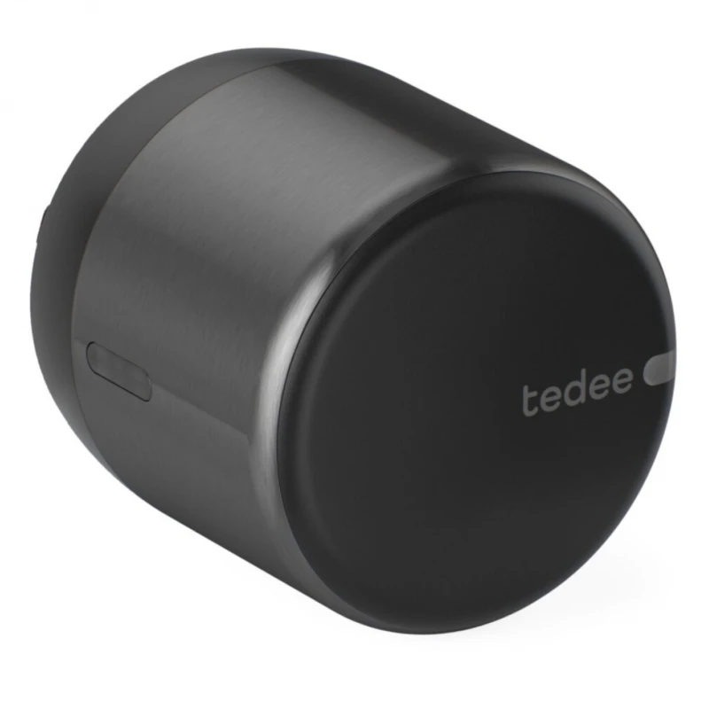 Tedee GO2 – Bluetooth- ja Matter-älylukko, musta alumiini (Apple Homekit, Home Assistant ja muut)