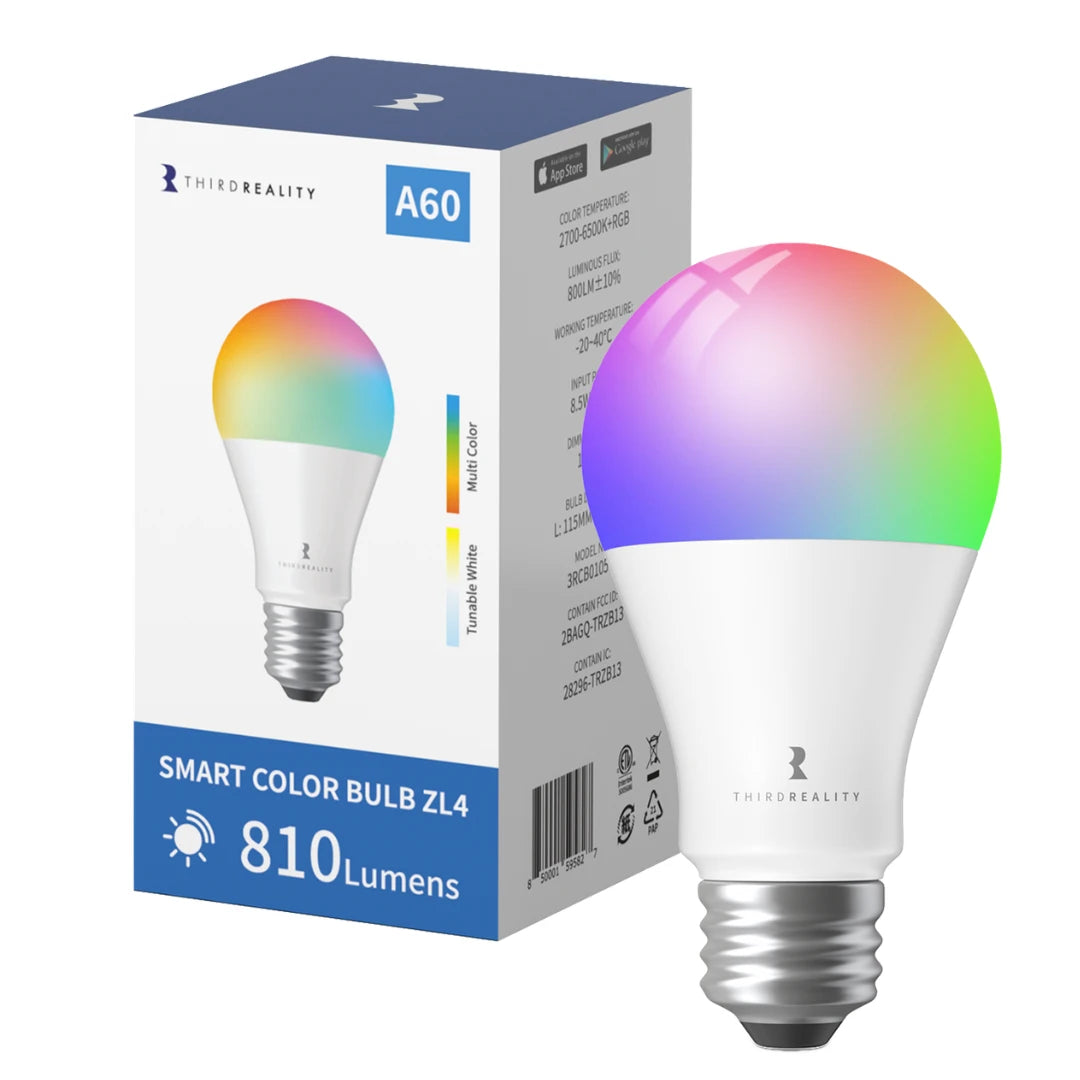 ThirdReality - ZL4 E27 Zigbee light bulb color Home Assistant
