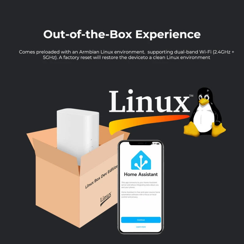 ThirdReality - Linux Smart Hub Dev Edition Zigbee, Matter Thread