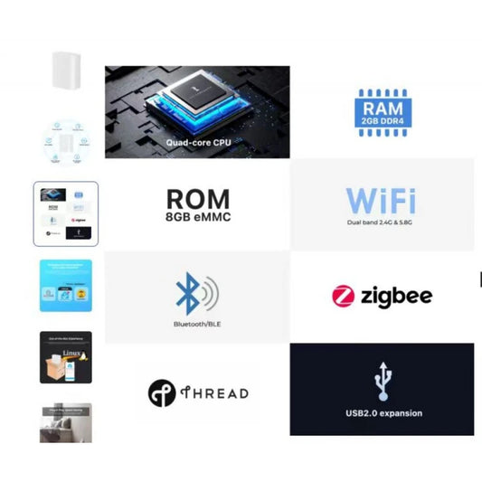 ThirdReality - Linux Smart Hub Dev Edition Zigbee, Matter Thread