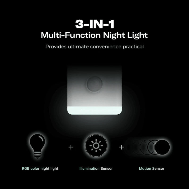 ThirdReality - Multifunction Zigbee night light, motion sensor, light and lighting (Type-F)