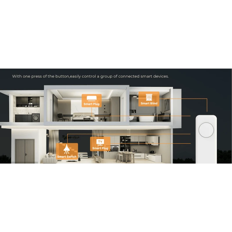 ThirdReality - Zigbee Button compatible with Home Assistant (2x AAA batteries)