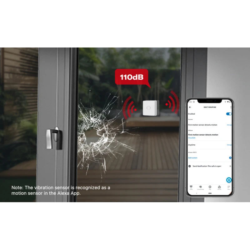ThirdReality - Zigbee Vibration Sensor compatible with Home Assistant, Zigbee2Mqtt