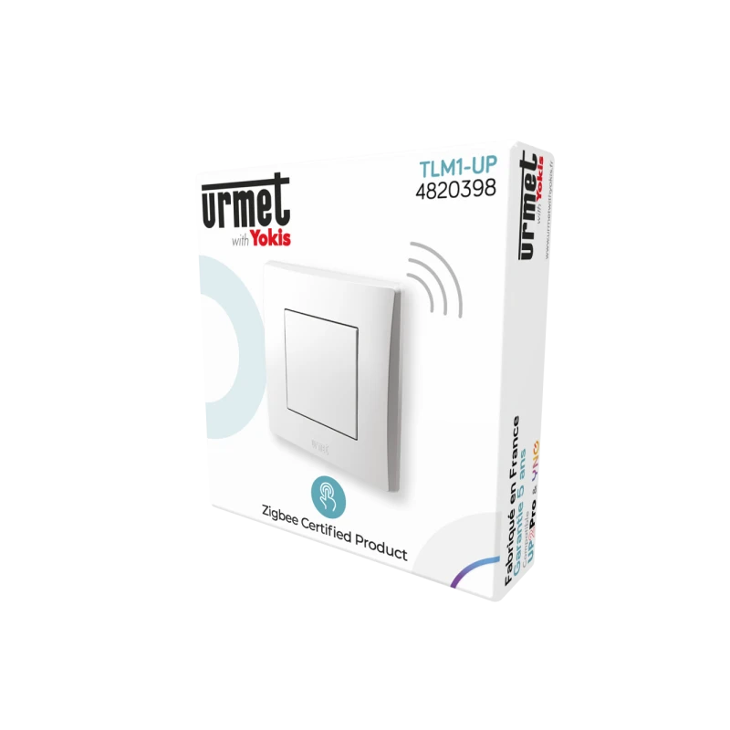 Urmet Yokis - 1-button Zigbee wall transmitter TLM1-UP + Binding