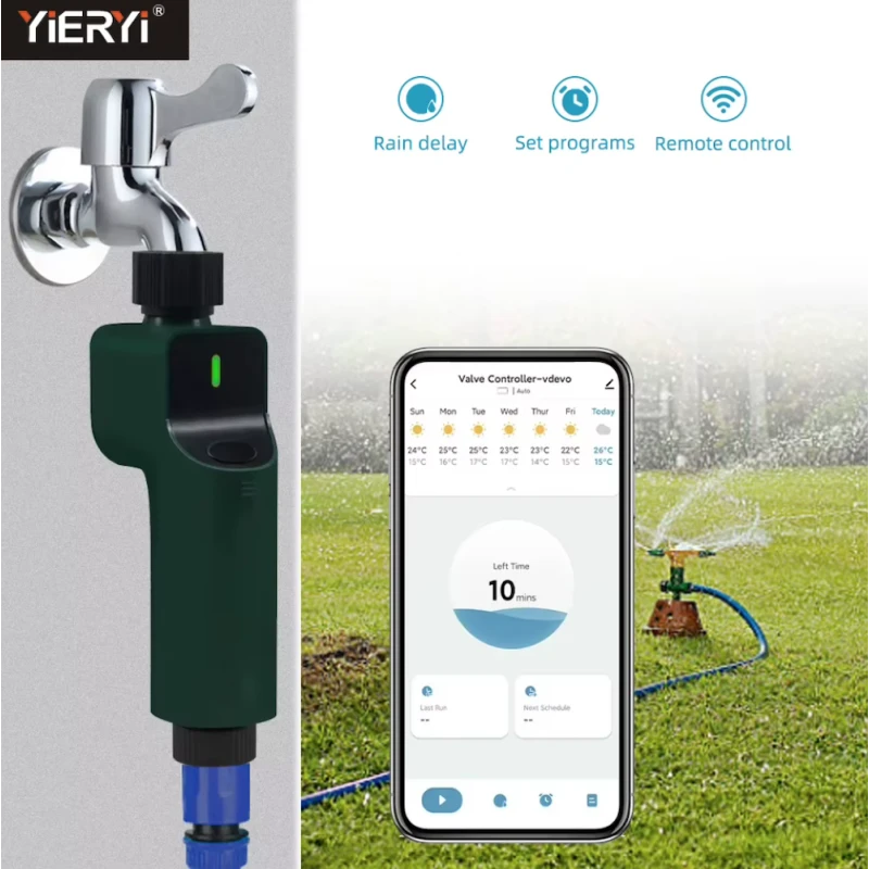 Yieryi - Tuya Smart Life Zigbee sprinkler + consumption meter