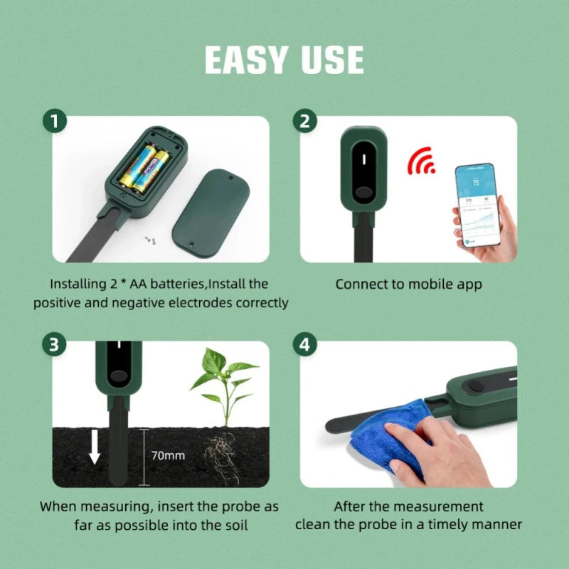 Yieryi - Zigbee humidity, soil temperature + brightness sensor