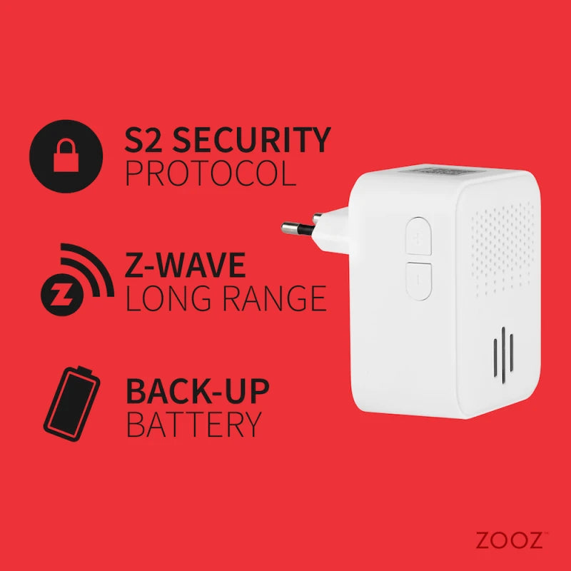 Zooz ZSE50 - Σειρήνα και κουδούνι ZWave Long Range 800 (+MP3/WAV)